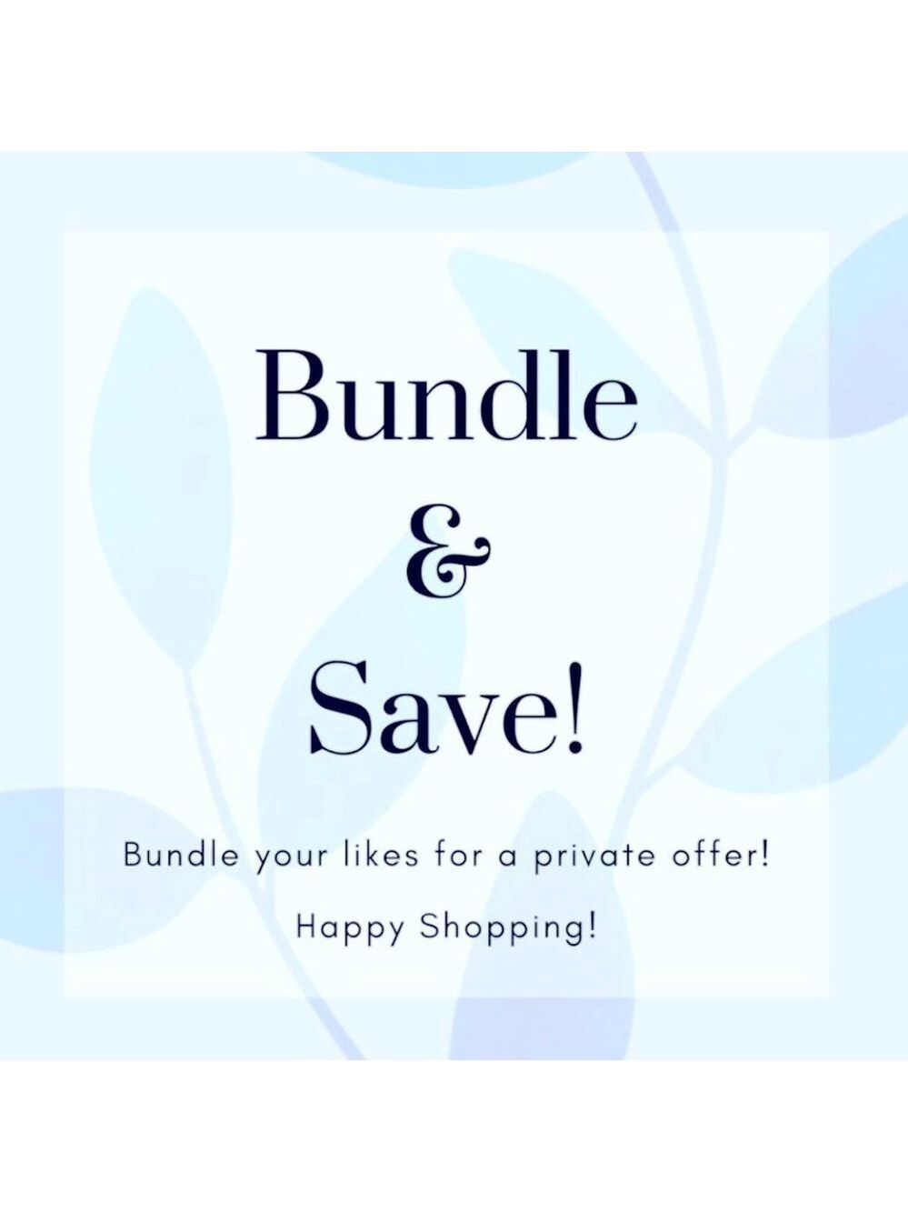 Create a bundle of 3 $5-10 items and save $$$ discounts on shipping & 25% off!
